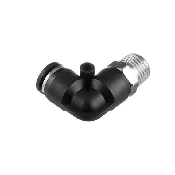 Цангове з'єднання L-подібне для поліуретанових та ін. шлангів 8 мм, 1/4" зовн. різьба INTERTOOL PT-2332 | Зображення 1