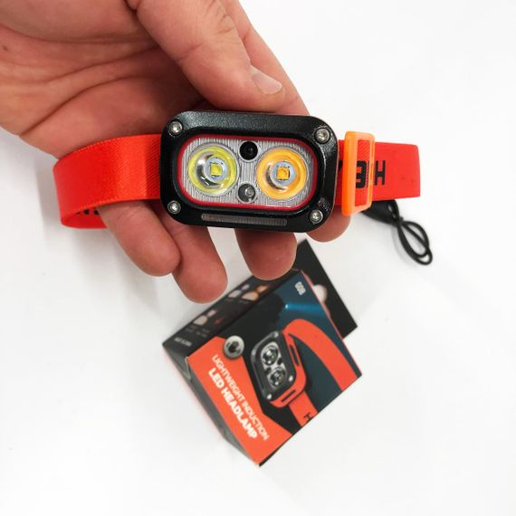 Ліхтар налобний G08-2XPG(white+yellow)+LED(red), Налобний ліхтар для автолюбителів, Led ліхтар налобний | Зображення 5