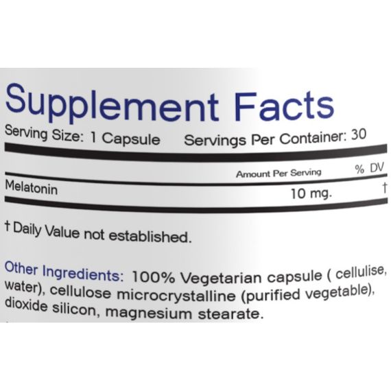 Мелатонін для сну Bionic Formula Melatonin 10 mg 30 Caps | Зображення 1