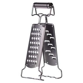 Терка кухонна з нержавіючої сталі  9×4×24 (см) ручна двостороння терка для овочів