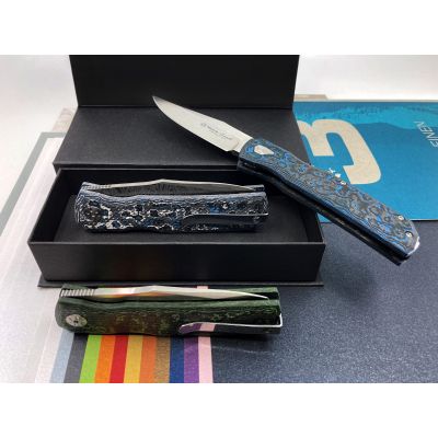 Нож Maserin Power, Magnacut, fat carbon green jungle (502/VM) | Зображення 1