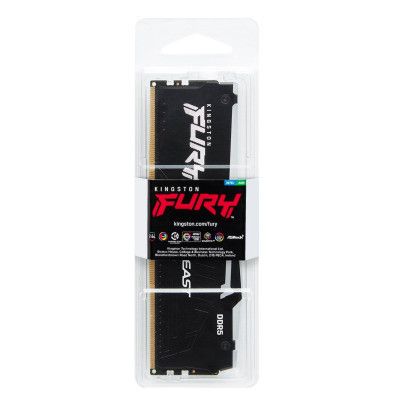 Модуль памяти для компьютера DDR5 16GB 5600 MHz FURY Beast RGB Kingston Fury (ex.HyperX) (KF556C40BBA-16) | Зображення 2