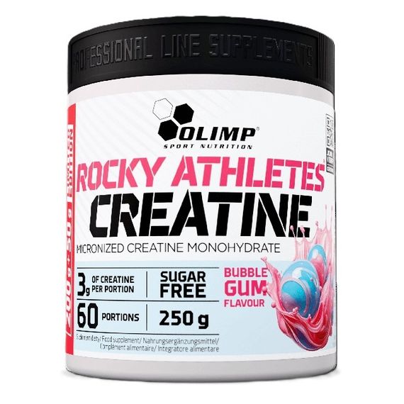 Креатин моногідрат Olimp Rocky Athletes Creatine 250 г, Bubble gum