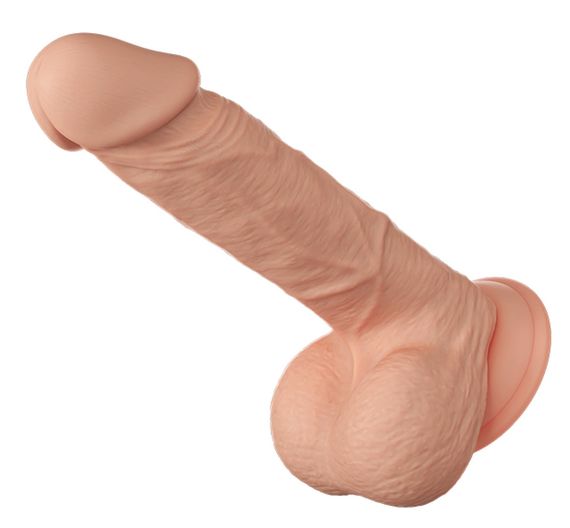 Фалоімітатор з мошонкою на присосці BAILE - Beautiful Bahamut 8.5", BW-008105NR Sex Aura | Зображення 7