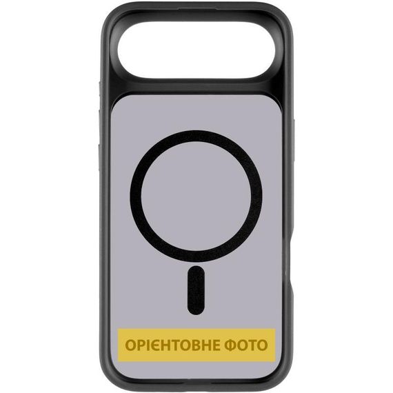 TPU+PC чохол Metal Buttons with MagSafe для Apple iPhone 17 Air (6.5") Чорний / Black | Зображення 2