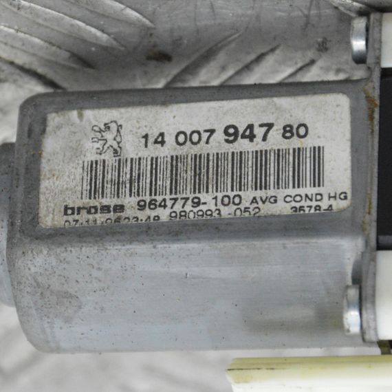 Моторчик склопідйомника передній лівий Peugeot 807 2002-2008 Моторчик скла лівий Пежо 807 1400794780 | Зображення 3