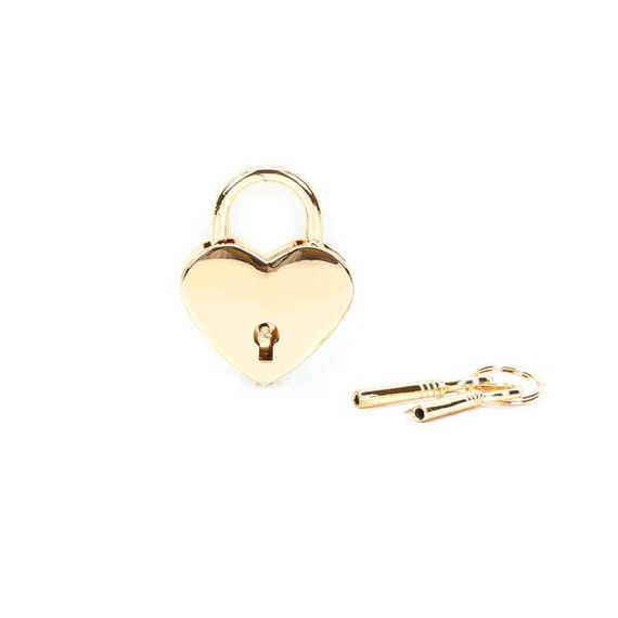 Замочок Liebe Seele Heart Shape Padlock Gold (2 шт)