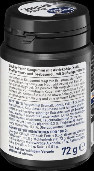 Dontodent Жувальна гумка для догляду за зубами з активованим вугіллям, 50 шт. | Зображення 2