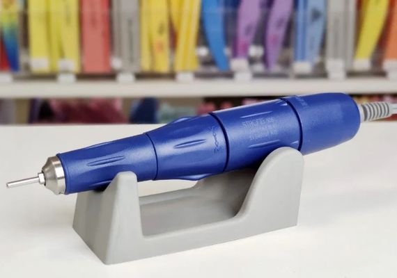 Фрезер для маникюра Nail Drill Pro ZS-603 65 Вт 40000 оборотов с педалью и насадками Белый | Зображення 12