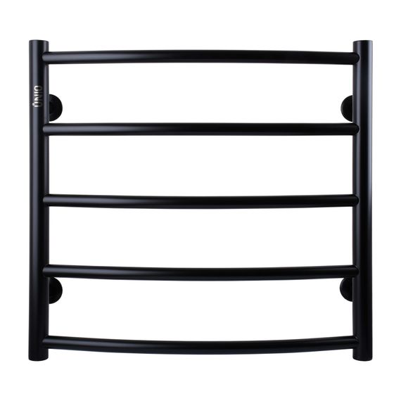 Рушникосушарка UNIO LD W 500-500-5 BLK Драбинка Дуга чорна (21613)