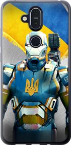 Чехол на Nokia 8.1 Украинский киборг "980u-1620-17620"