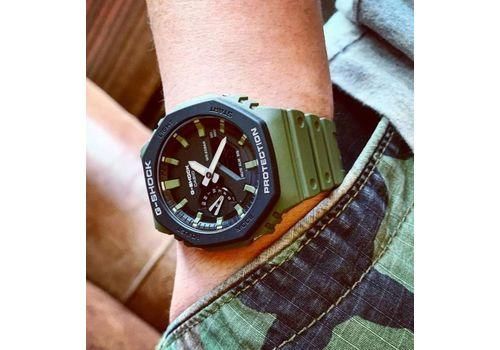 Ударопрочные полимерные наручные часы Casio G-Shock GA-2110SU-3AER с полимерным ремешком | Зображення 4