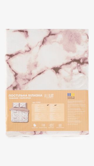 Постільна білизна Двоспальна LeLIT P-0167 200х215 см Рожевий shop (2000000285856) | Зображення 4