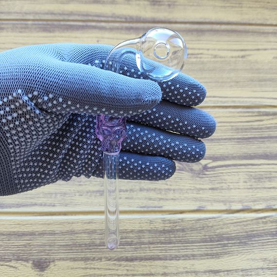 Стеклянная трубка Skull Turn Stand Oil Pink | Зображення 2