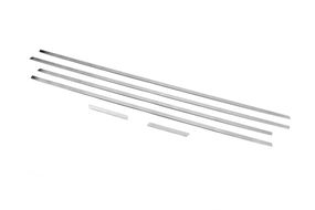 Нижняя окантовка окон (6 шт, нерж) Carmos - Турецкая сталь для Honda Civic Sedan VIII 2006-2011 гг