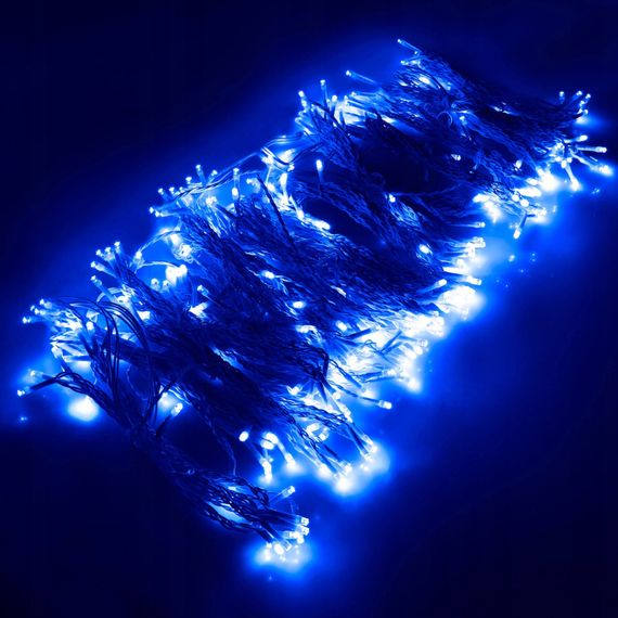 Гірлянда вулична (зовнішня) бахрома Springos 3 x 3 м 306 LED Pilot CL4002 Blue | Зображення 8