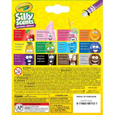 Набір для творчості Crayola Silly Scents Твіст воскової крейди з ароматом 12 шт. (256321.024) | Зображення 1