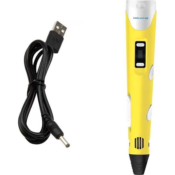 3d ручка на акумуляторі 3D ручка Smart 3D Pen 2 желтая, Дитяча 3d 3d ручка, IS-705 3D ручка | Зображення 6