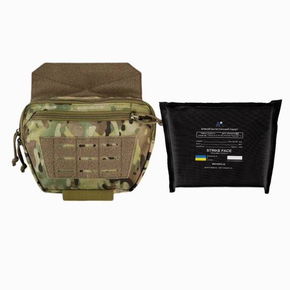 Напашник Cordura 1000D  з балістичним пакетом 1 класу мультикам