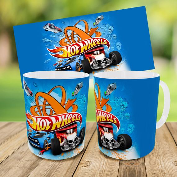 Набір: дитяча сумка-бананка+кружка Хот Вілс «Hot Wheels» 32х15см, бананка для хлопчика через плече на подарунок (01000) | Зображення 2