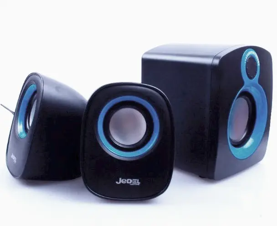 Компьютерные колонки акустика 2.1 USB Jedel CD003, портативная акустическая система PC LM | Зображення 1
