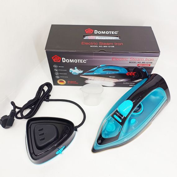 Электрические утюги с паром Domotec, Мощный утюг для быстрой глажки, Утюг для одежды на пару CK-21 | Зображення 4