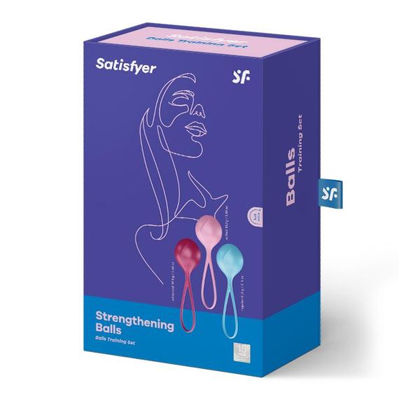 Набір вагінальних кульок Satisfyer Strengthening Balls, 3 шт | Зображення 3
