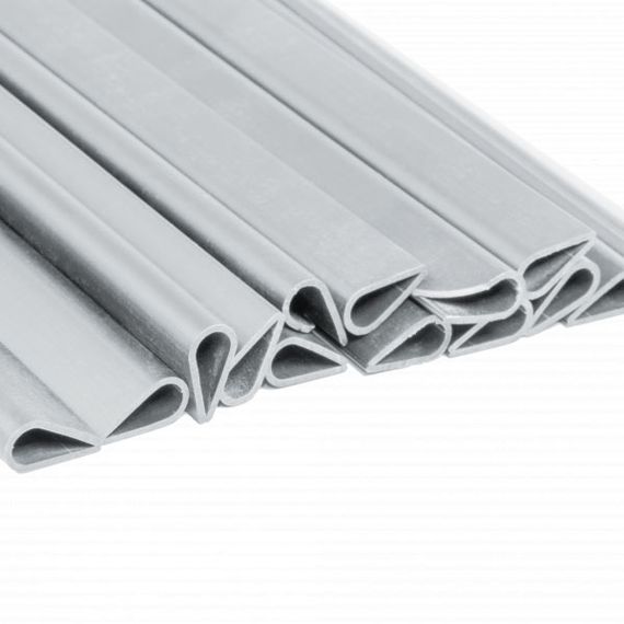 Кліпси для огороджувальних стрічок Bradas 450 г світло-сірі 20 шт TOBK1920LGY