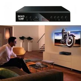 Тюнер DVB-T2 з підтримкою wi-fi адаптера Beko METAL 9440 Чорний