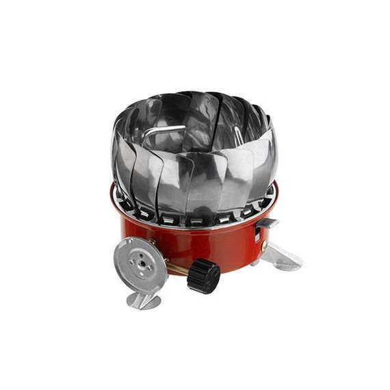 Пальник газовий туристичний з захистом від вітру INTERTOOL GS-0011 | Зображення 1