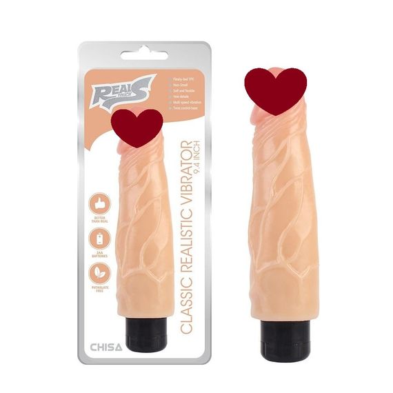 Вібратор реалістичний Chisa Real Touch S Classic, бежевий Sex Aura