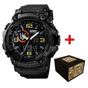 Patriot 002BKUASI Тризуб срібло Чорні + Коробка
