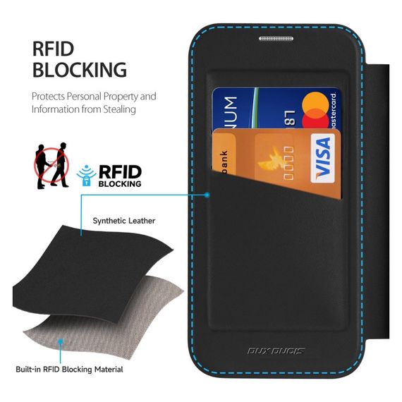 Чохол-книжка Dux Ducis Skin X Pro with MagSafe для Apple iPhone 16 Pro Max (6.9") Black | Зображення 2