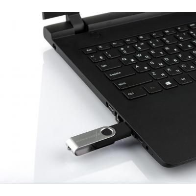 USB флеш накопичувач eXceleram 32GB P1 Series Silver/Black USB 2.0 (EXP1U2SIB32) (EXP1U2SIB32) | Зображення 6