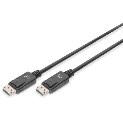 Кабель мультимедийный DisplayPort to DisplayPort 3.0m UHD 4K M/M Black Digitus (AK-340100-030-S)
