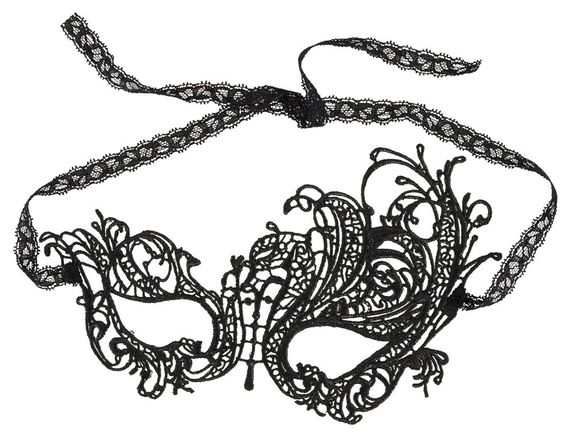 Маска на очі - 2480301 Cottelli Collection Mask Black sexstyle | Зображення 2