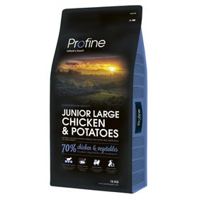 Корм Profine Junior Large Breed Chicken & Potatoes сухой с курицей для щенят и юниоров крупных пород 15 кг