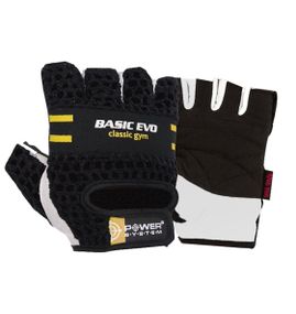 Рукавички для фітнесу Power System PS-2100 Basic EVO Black/Yellow Line M