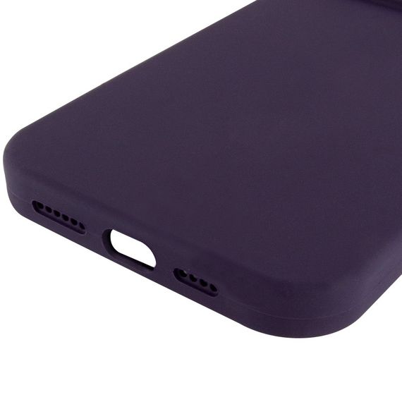 Чохол Silicone Case Full Protective (AA) NO LOGO для Apple iPhone 16 Pro (6.3") Фіолетовий / Elderberry | Зображення 4