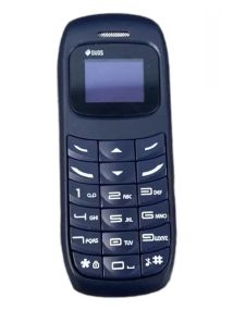 Карманный мини-телефон L8STAR BM70 беспроводная Bluetooth-гарнитура 2SIM Синий
