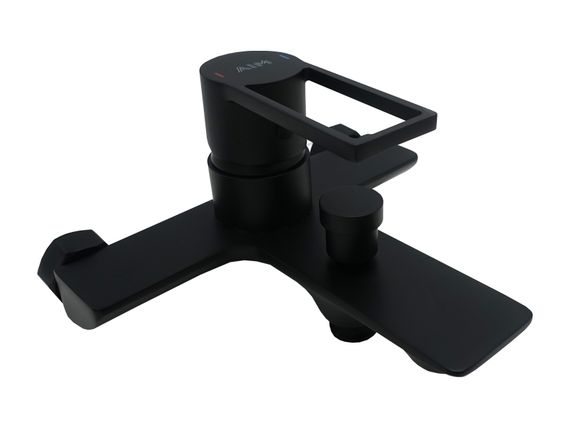 Змішувач для ванни, латунь ,чорний матовий AIM,DG06530 black matte | Зображення 3