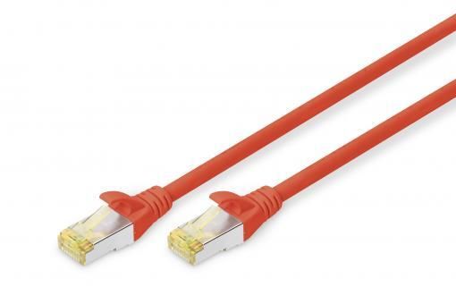Патч-корд Digitus  CAT 6a S-FTP, 1м, AWG 26/7 червоний (DK-1644-A-010/R)