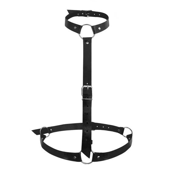 Портупея жіноча Art of Sex - Debbi, натуральна шкіра, розмір XS-2XL, колір чорний | Зображення 2