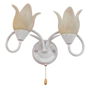 Бра настенное накладное с выключателем флористика BKL-169W/2 E14