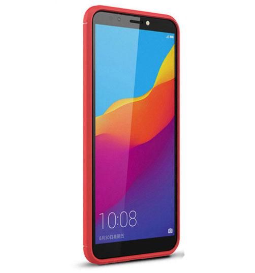 Чохол PRIMO Carbon Fiber Series для Huawei Y7 Prime 2018 - Red | Зображення 1