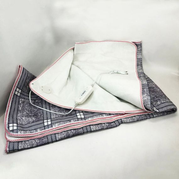 Електропростирадло електричне простирадло з підігрівом Electric Blanket 150х180см. Колір: сірий з ZU-874 фіолетовим відтінком | Зображення 2