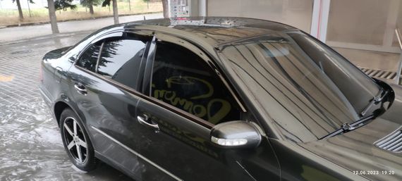 Ветровики SD (4 шт, HIC) для Mercedes E-сlass W211 2002-2009 гг | Зображення 1
