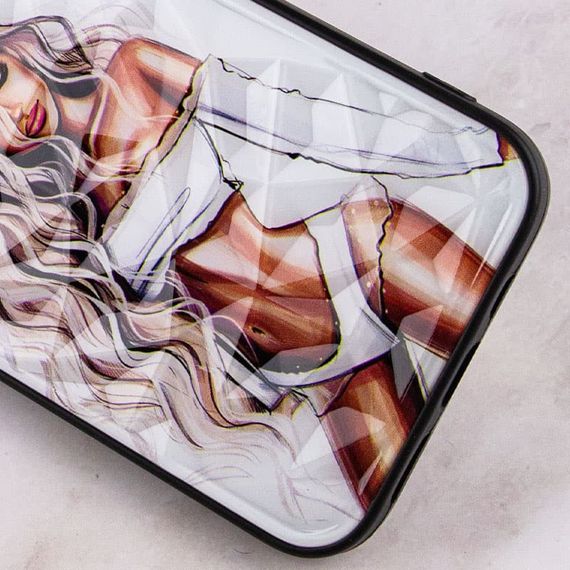 TPU+PC чохол Prisma Ladies для Apple iPhone 12 Pro Max (6.7") White | Зображення 2