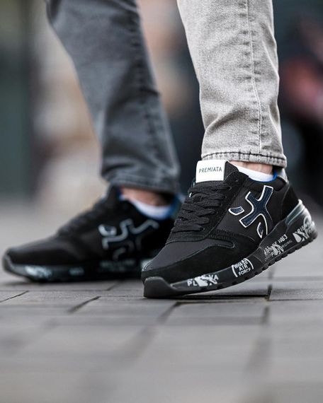 Чоловічі кросівки PREMIATA Mick Black Blue | Зображення 5