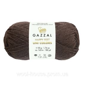 Шкарпеткова пряжа Gazzal Happy Feet Uni Color, 3558